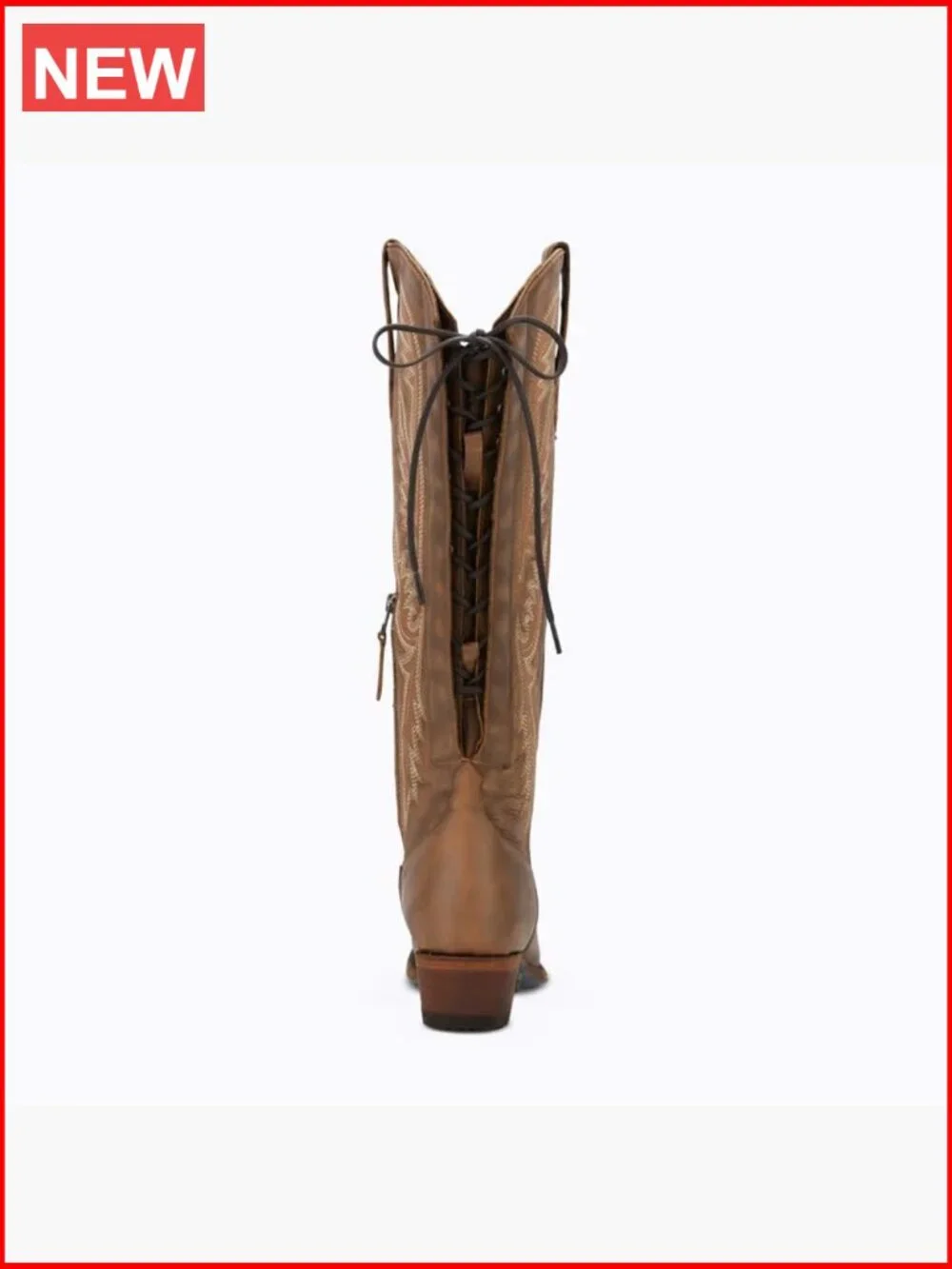 Over the Knee Cowgirl Boots Adjustable Thigh High with Side Zipper
